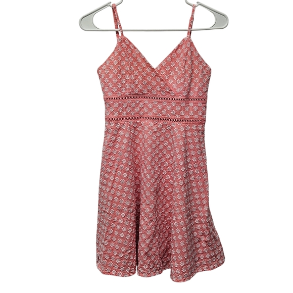 June & Ivy Other - Jun & Ivy Girls Dress Small Pink Cottagecore Floral Embroidered
